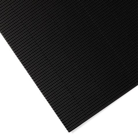 Mikrowellpappe einseitig, Bogen, farbig 500 x 700, schwarz