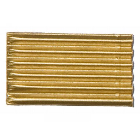 Micro-corrugated board, one-sided, sheet, metallic silk-gloss, 500 x 700, gold