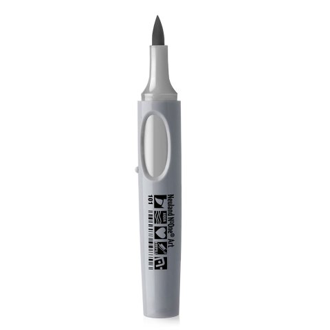 Neuland penna a pennello No.One Art Punta a pennello 0,5-7 mm, 101 grigio