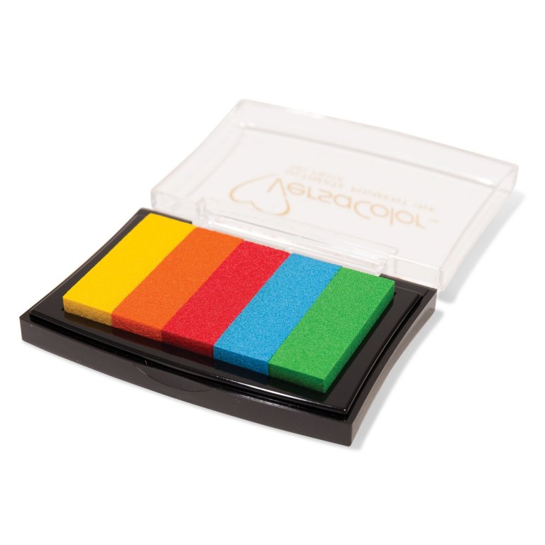 Versacolour Pigment rainbow ink pad