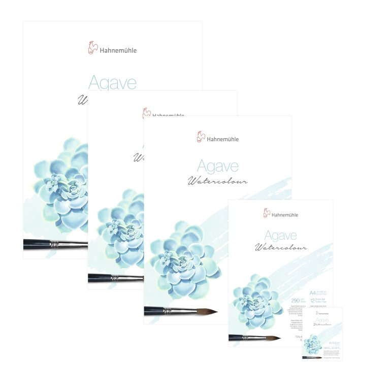 Hahnemühle watercolor block Agave, 290 g/m²