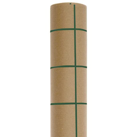 Geschenkpapier Rolle Kraftpapier Raster 200 x 70 cm, grün kariert