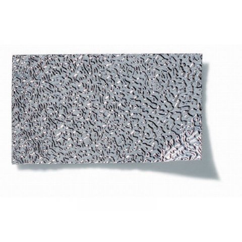 Cinta de aluminio, con relieves de grano grueso s = 0,1 mm, 250 x 500 mm