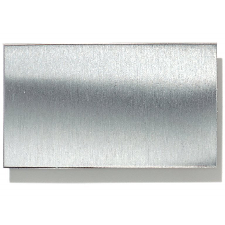 Stainless steel sheet, thin, ground (custom cutting available)
