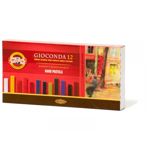 Pastellkreide Gioconda Hard Pastels cardboard box with 12 pencils