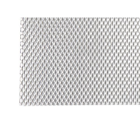 Malla desplegada de aluminio, fina 3,0/1,8-0,6/0,5  250 x 500 mm
