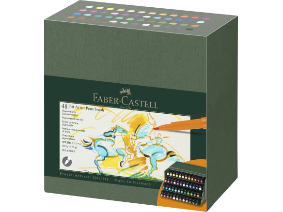 Faber-Castell Pitt Artist Pen B, 48er-Set