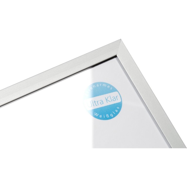 Alu Magnus H interchangeable picture frame, 24 x 30 cm, silver matte