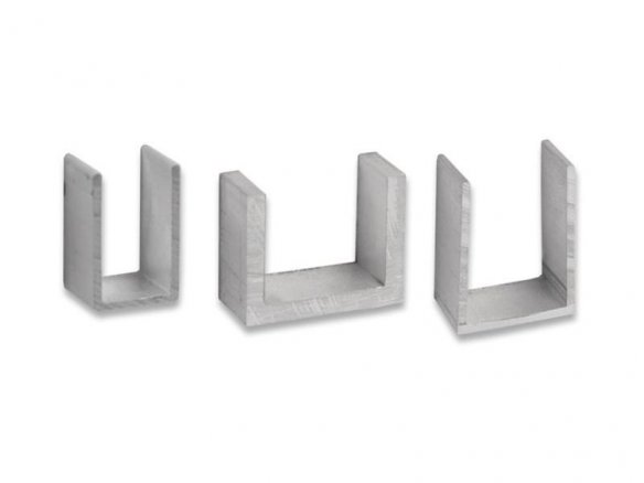 Aluminium U-Profil, ungleichseitig