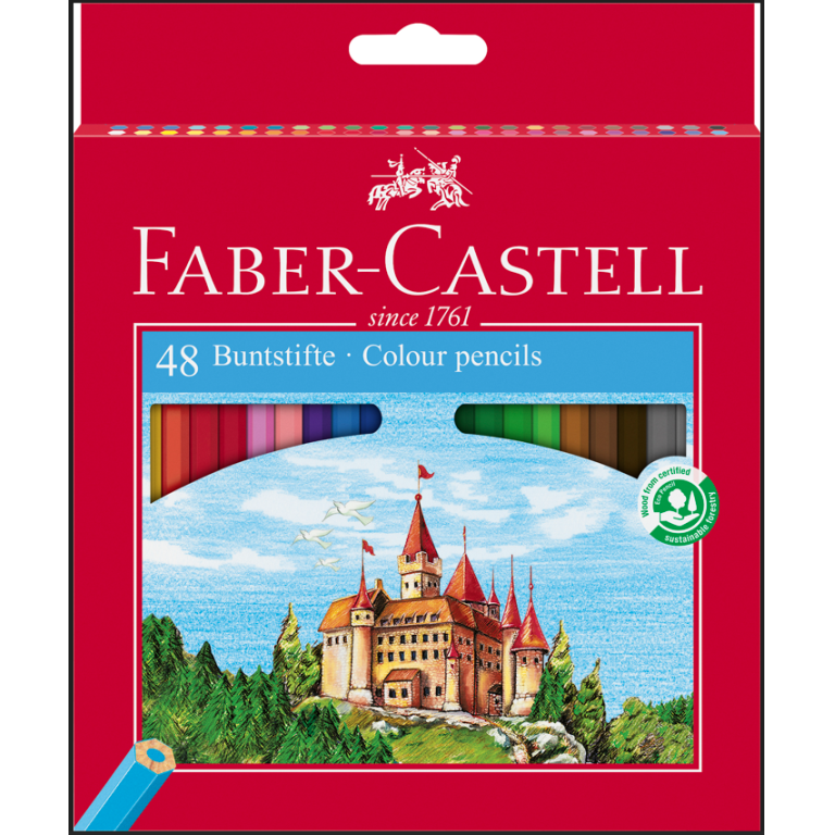 Faber-Castell matita colorata Castle, set da 48 pezzi