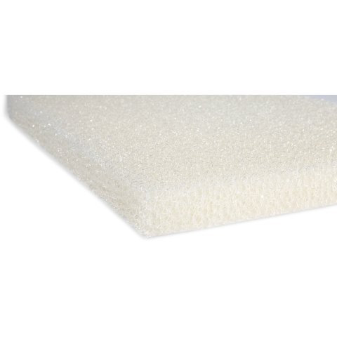 Polyurethane filter foam ("plant foam") PPI 10, coarse-pored 30.0 x 300 x 400 mm, light beige