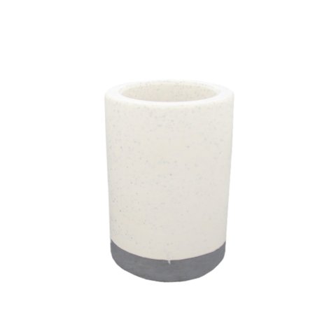 Jesmonite contenitore per stampi in silicone Ø 7,5 cm, altezza 11 cm, rotondo