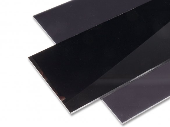 Plexiglas GS farbig, black & white im Zuschnitt