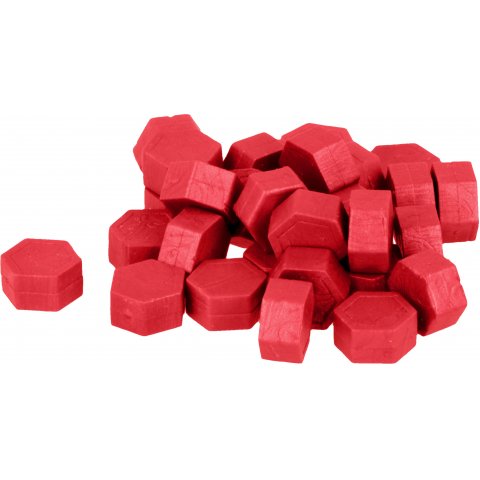 Perle di cera sigillanti 30 g, rosso