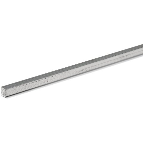 Aluminium Vierkantstange 5,0 x 5,0  l=ca. 1000 mm