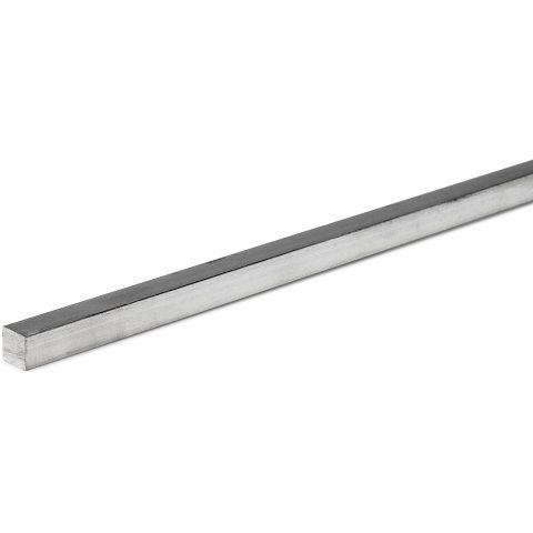 Aluminium rectangular rod 6.0 x 6.0  l=app. 1000
