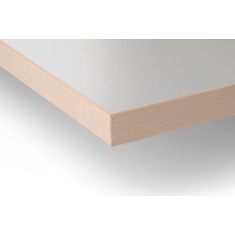 Modulor Melamin Tischplatte 25 x 900 x 1800 mm, geplt. matt, lichtgrau, Buche