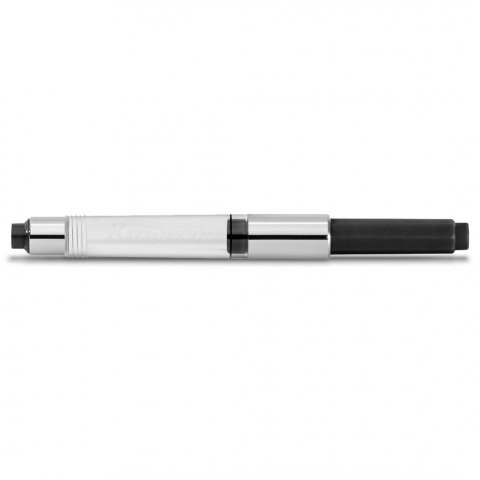 Converter for standard cartridge fountain pens l = 70 mm, black/chrome