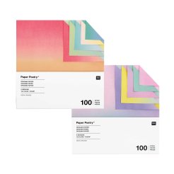 Origamipapier Farbverlauf, beidseitig bedruckt