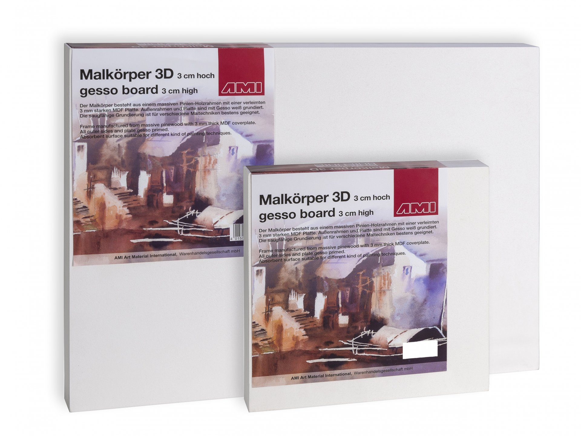 Buy 3D gesso board, MDF/wood, primed online at Modulor