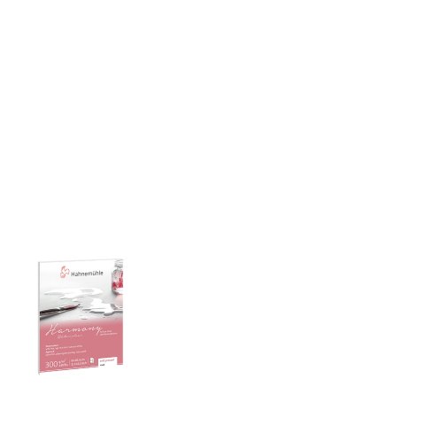 Hahnemühle Aquarellblock Harmony, 300 g/m² Miniblock, 80 x 105 mm, 12 Blatt, matt