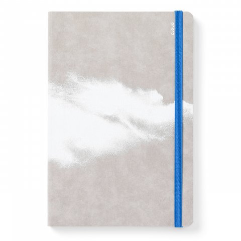 Nuuna Notizbuch Inspiration Book M, 135 x 200 mm, blaue Wolkenseiten, cloud blue
