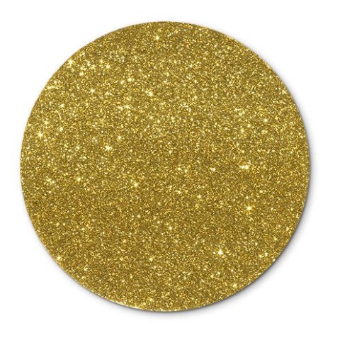 Glitterkarton DIN A4, 21 x 29,7 cm, 200 g/m², einseitig, gelb