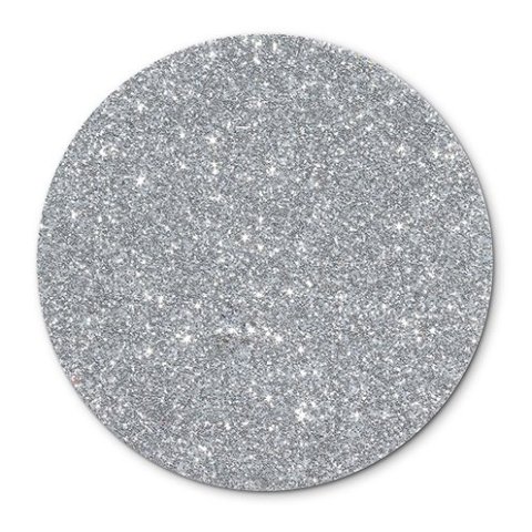 Glitterkarton 50 x 70 cm, 200 g/m², einseitig, silber
