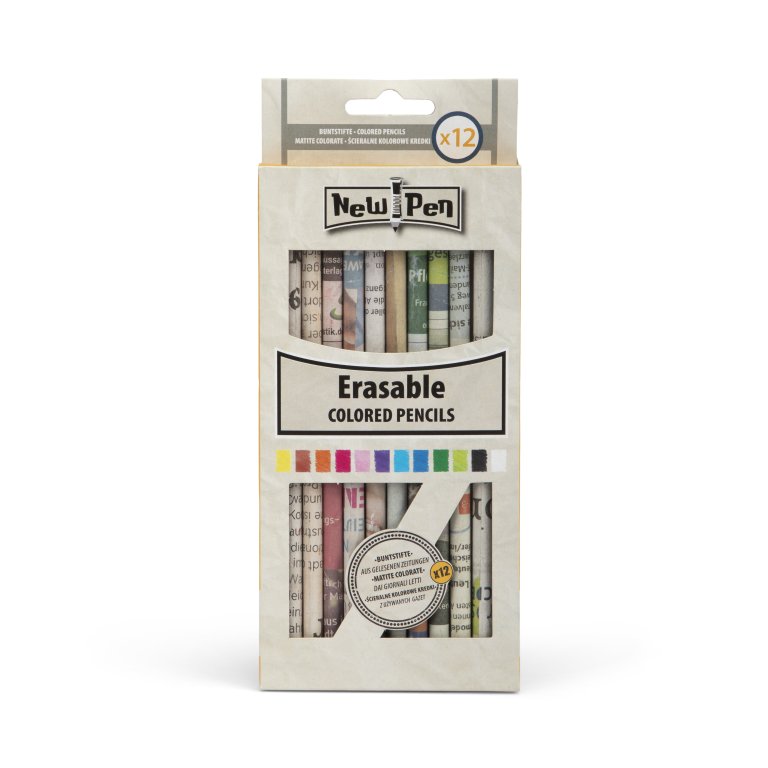 New Pen colored pencils Erasable Recycling, set