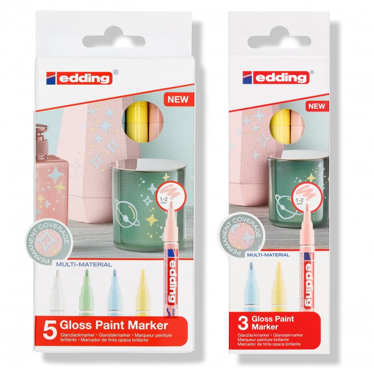 Edding Glanzlackmarker 751 Pastell Set