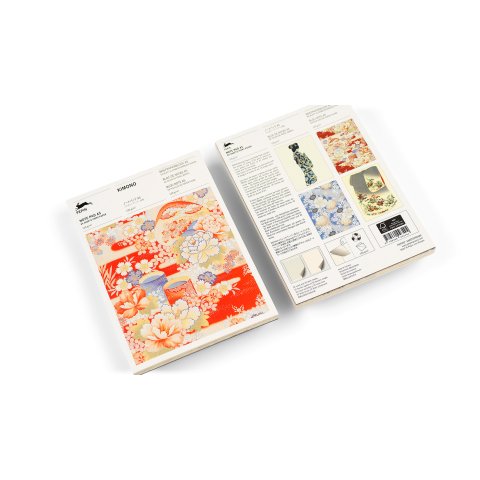 Cojín de papelería Pepin DIN A5, 120 g/m², 64 hojas, Kimono