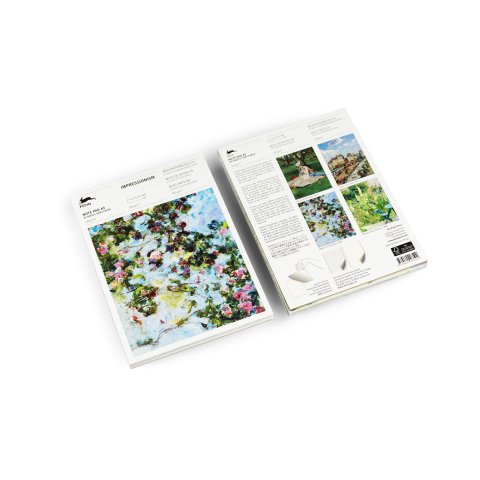 Pepin stationery pad DIN A5, 120 g/m², 64 sheets, Impressionism