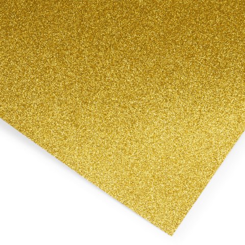 Aslan Glitterklebefolie SparkleColour SC123, PET, gold, b = 300 mm
