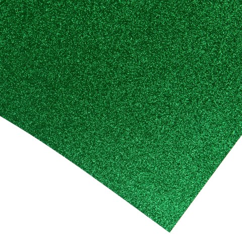 Aslan glitter adhesive foil SparkleColour SC123, PET, green, w = 300 mm