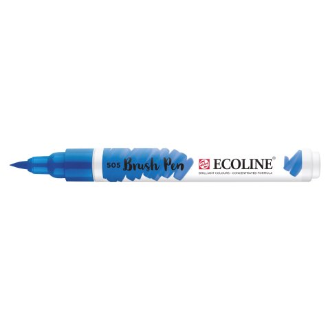 Talens Ecoline brush pen pen, light ultramarine (505)