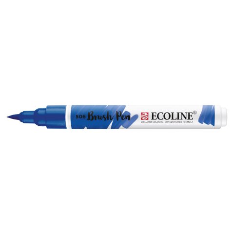 Talens Ecoline brush pen pen, dark ultramarine (506)