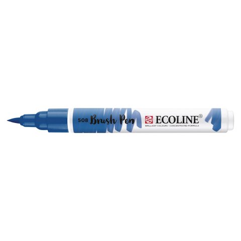 Talens Ecoline brush pen pen, Prussiian blue (508)