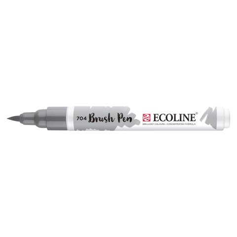 Talens Ecoline Brush Pen Stift, grau (704)