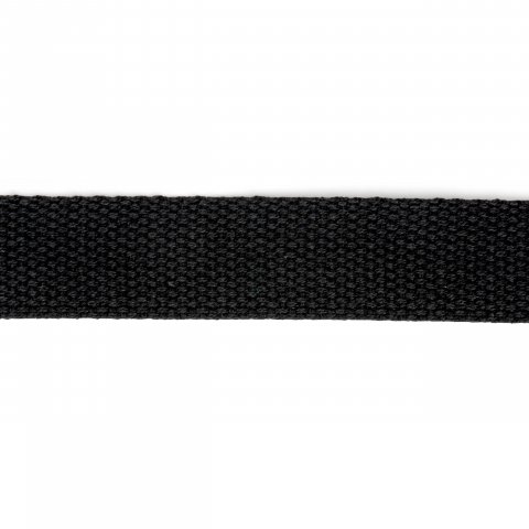 Fettuccia tascabile, cotone b = 30 mm, nero (000)