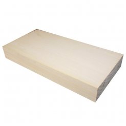 Sezioni di tavole di tiglio, piallate