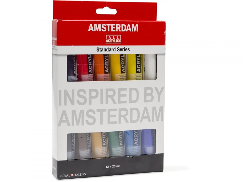 Amsterdam Acrylic Standard Series Paint Set 12x20milliliter