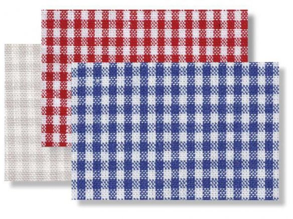 Tela de algodón cuadro Vichy, 2,5 x 2,5 mm (5581)