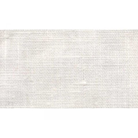 Lino grueso, monocolor (2699) b = aprox. 1390 mm, alto blanco (50)