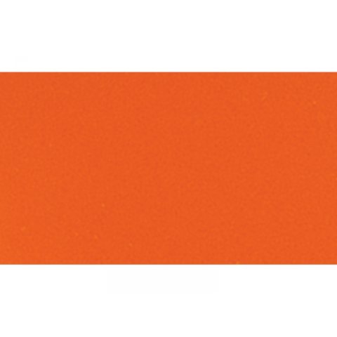 Lámina adh. de color Oracal 651, brillante b = 630 mm, opaca, rojo claro naranja (036)