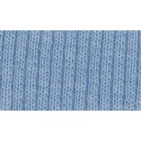 Knit cuff fabric (ribbing) w = ca. 500 mm, (tube) heavenly blue (80)