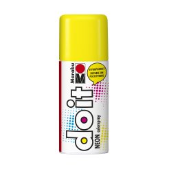 Marabu vernice acrilica Fallo Barattolo da 150 ml, per superfici chiare, giallo neon
