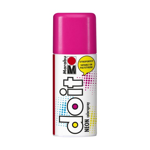 Marabu pintura acrílica en spray Do it Bote 150 ml, para superficies claras, rosa neón