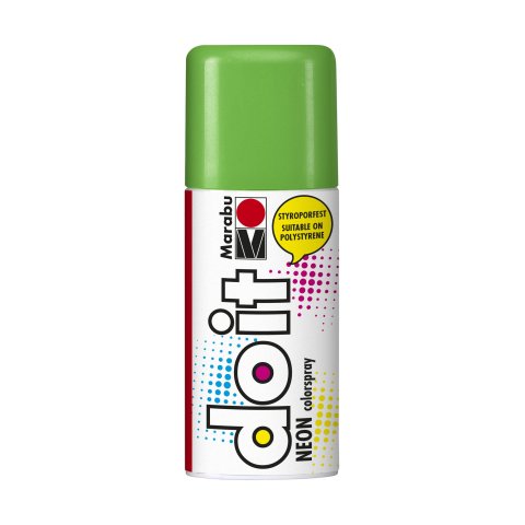 Marabu pintura acrílica en spray Do it Bote 150 ml, para superficies claras, verde neón