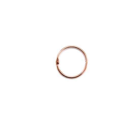 Binder rings, copper ø i. 32 x 3,0 mm (1-1/4'), 5 pieces