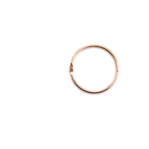 Binder rings, copper ø i. 38 x 3,0 mm (1-1/2'), 5 pieces